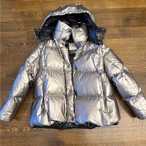 Moncler Metallic Parana Giubbotto Coat